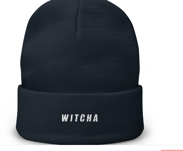 MF - Witcha Embroidery Knit Beanie